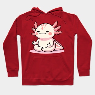 earnest meditating axolotl Hoodie